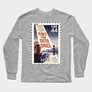 Plan 9 From Outer Space as a Stamp Long Sleeve T-Shirt